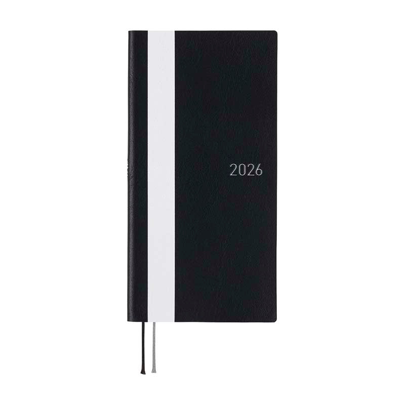 Hobonichi | Agenda Hobonichi Weeks White Line: Black 2026