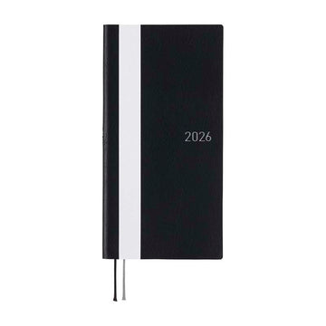 Hobonichi | Agenda Hobonichi Weeks White Line: Black 2026