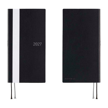Hobonichi | Agenda Hobonichi Weeks White Line: Black 2027