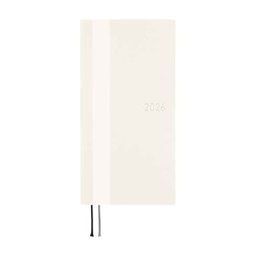 Hobonichi | Agenda Hobonichi Weeks White Line: Ivory 2026