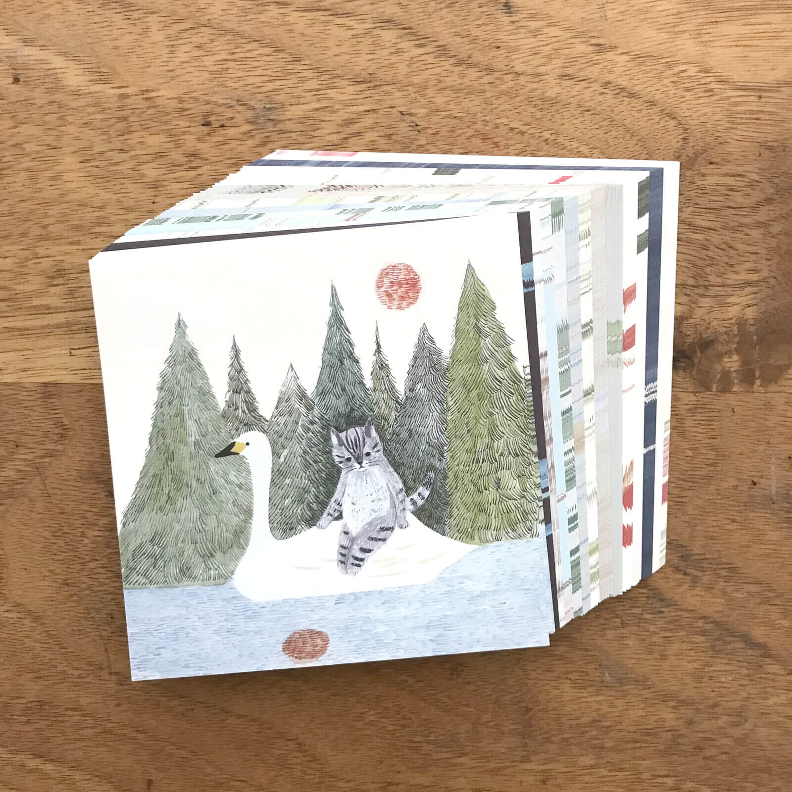 4Legs | Set de Papeles Memo Wild Birds