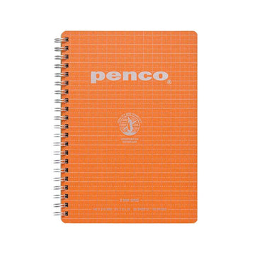 Penco | Cuaderno Wirebound A5 Orange (Cuadros)