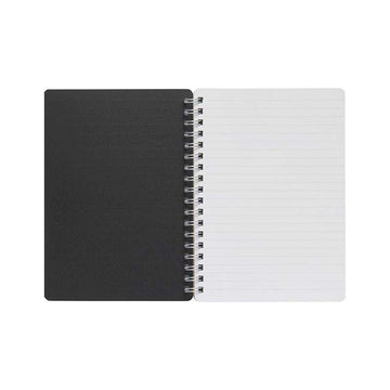 Penco | Cuaderno Wirebound B6 Black (Rayas)