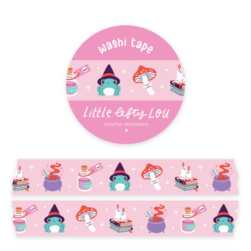 Little Lefty Lou | Witchy Frog Pastel Washi Tape
