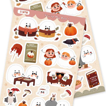 My Sweet Paper Card | Pegatinas You're My Boo
