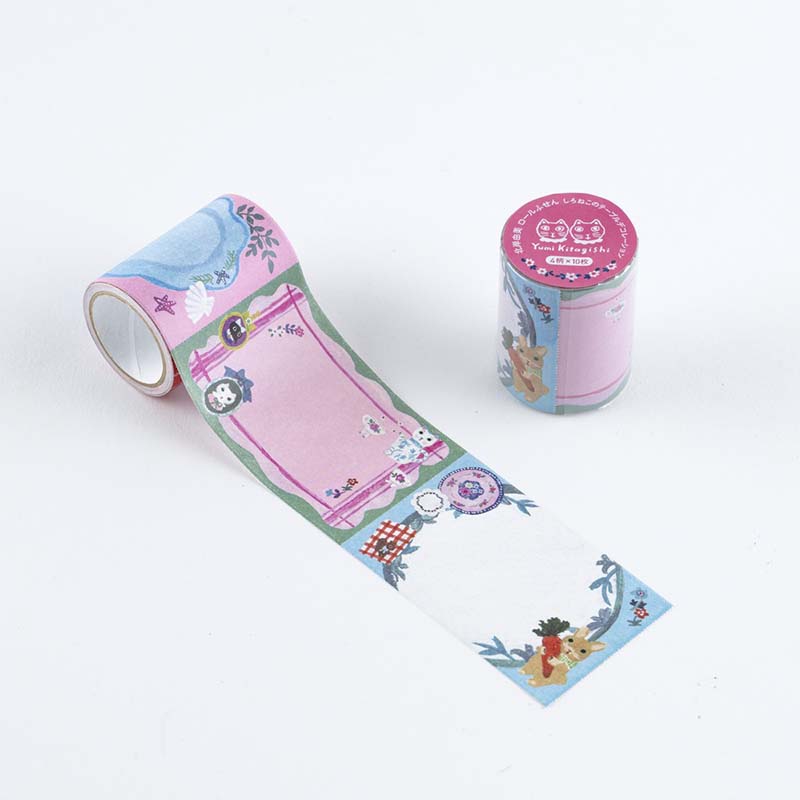 Hobonichi | Notas Adhesivas en Rollo Yumi Kitagishi White Cat’s Table Decorations