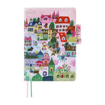 Hobonichi | Agenda Hobonichi Cousin A5 Yumi Kitagishi: White Cat Village 2027