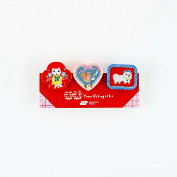 Hobonichi | Set de 3 Clips Yumi Kitagishi