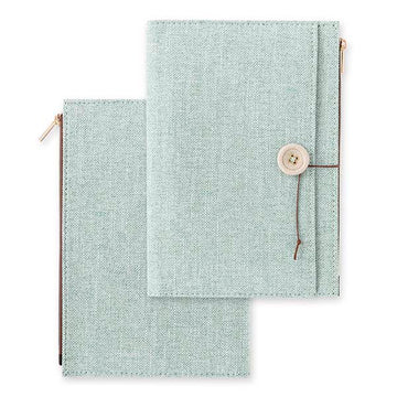 Midori | Funda de Tela para Cuadernos Yuru Log B6 Light Blue