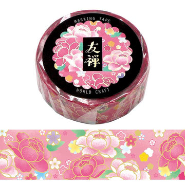 World Craft | Yuzen Peony Washi Tape