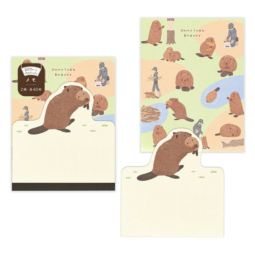 NB CO | Bloc de Notas ZOOm in Animals American Beaver