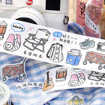 Card Lover | A Good Life Plan Washi Tape Camping Record