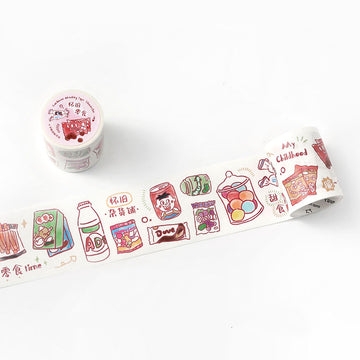 Card Lover | A Good Life Plan Washi Tape Old Style Snacks