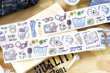 Card Lover | A Good Life Plan Washi Tape Travel Gears