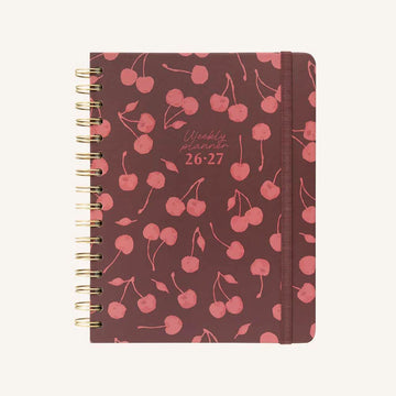 Kokonote | Agenda Escolar Bambina Cherry Rouge 2026-2027 (Semanal)