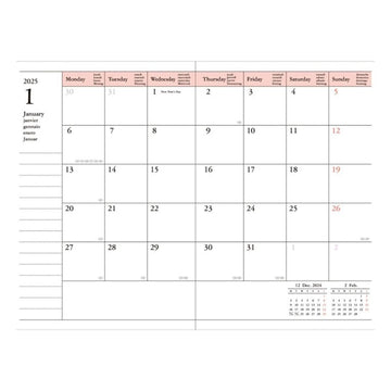 MARK'S | Agenda A6 Gradient Pink 2026-2027 (Semanal)