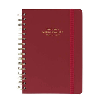 Kokonote | Agenda Escolar Bambina Cherry Lacquer 2025-2026 (Semanal)
