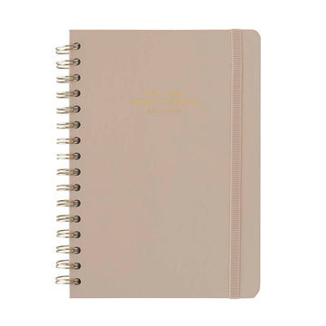 Kokonote | Bambina Misty Beige 2025-2026 School Agenda (weekly)