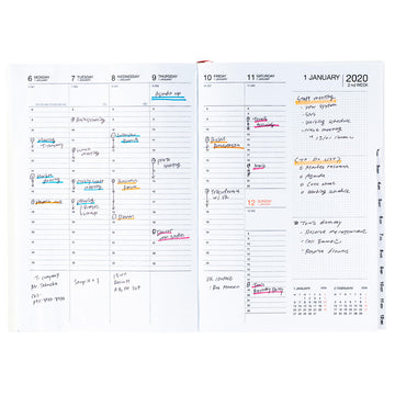 MARK'S | Recambio Agenda A5 2026-2027 (Semanal)