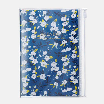 MARK'S | Agenda B6 Flower Navy 2024-2025 (Semanal)