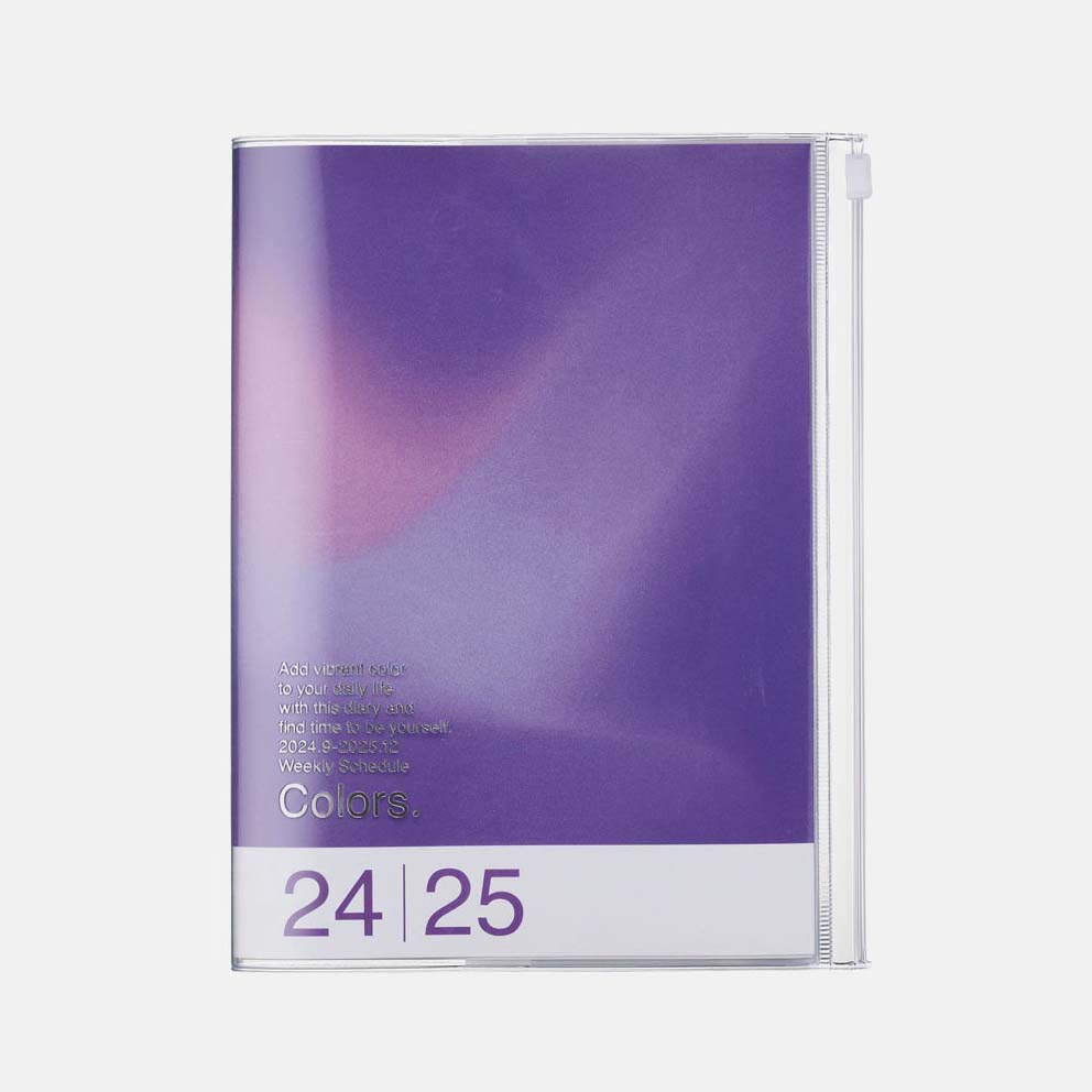 MARK'S | Agenda A6 Gradient Purple 2024-2025 (Semanal)