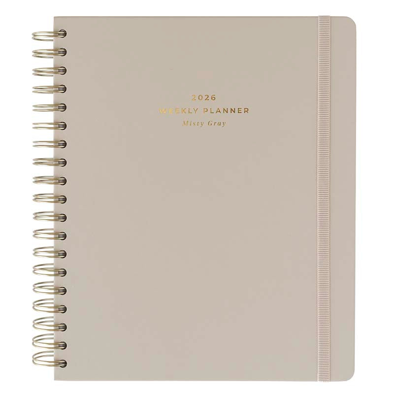 Kokonote | Agenda Escolar Olympia Misty Gray 2025-2026 (Semanal)