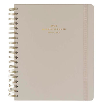 Kokonote | Agenda Escolar Olympia Misty Gray 2025-2026 (Semanal)