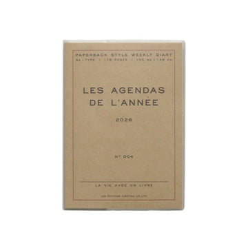 Hightide | Agenda Poche A6 2026 Brown (Semanal)