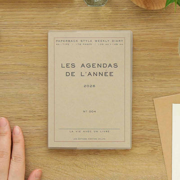 Hightide | Agenda Poche A6 2026 Brown (Semanal)