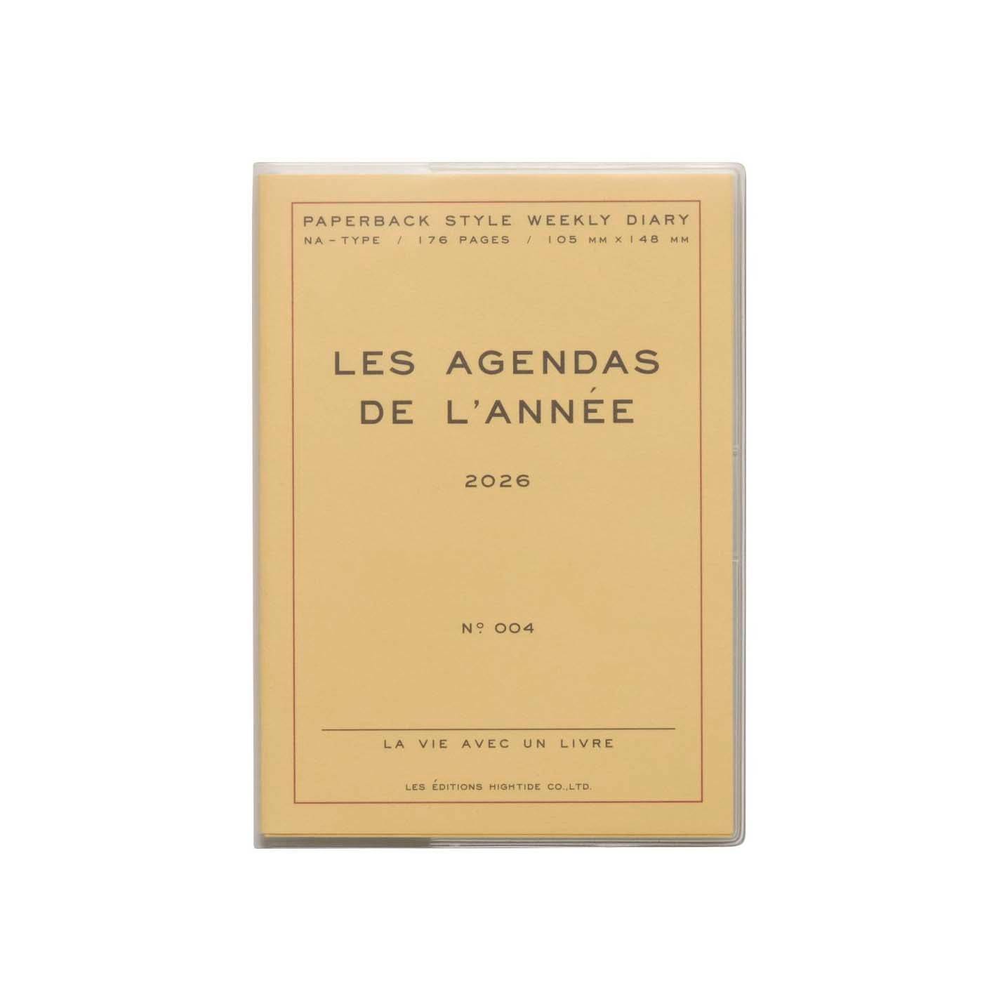 Hightide | Agenda Poche A6 2026 Cream (Semanal)