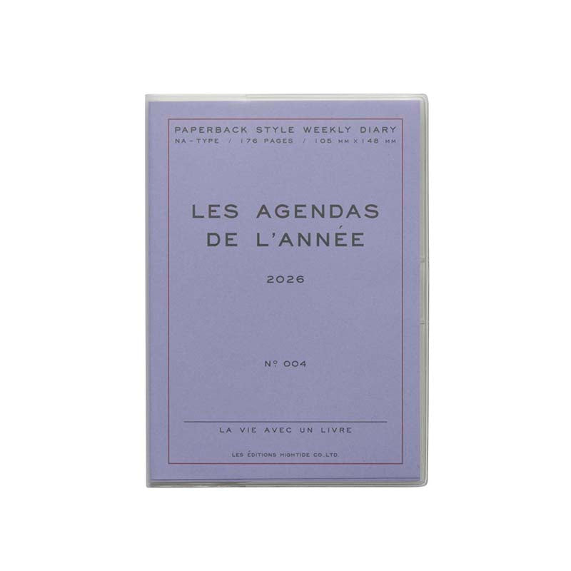 Hightide | Agenda Poche A6 2026 Lavender (Semanal)