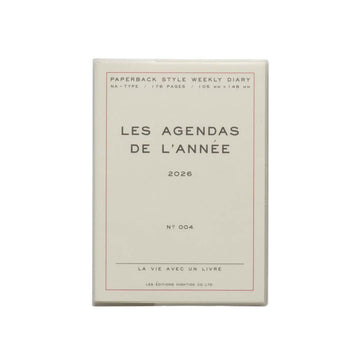 Hightide | Agenda Poche A6 2026 White (Semanal)