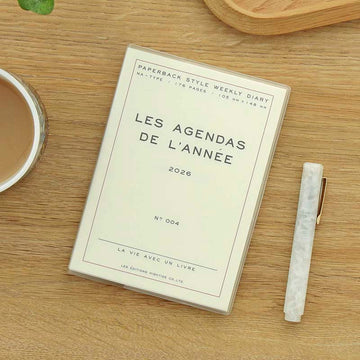 Hightide | Agenda Poche A6 2026 White (Semanal)