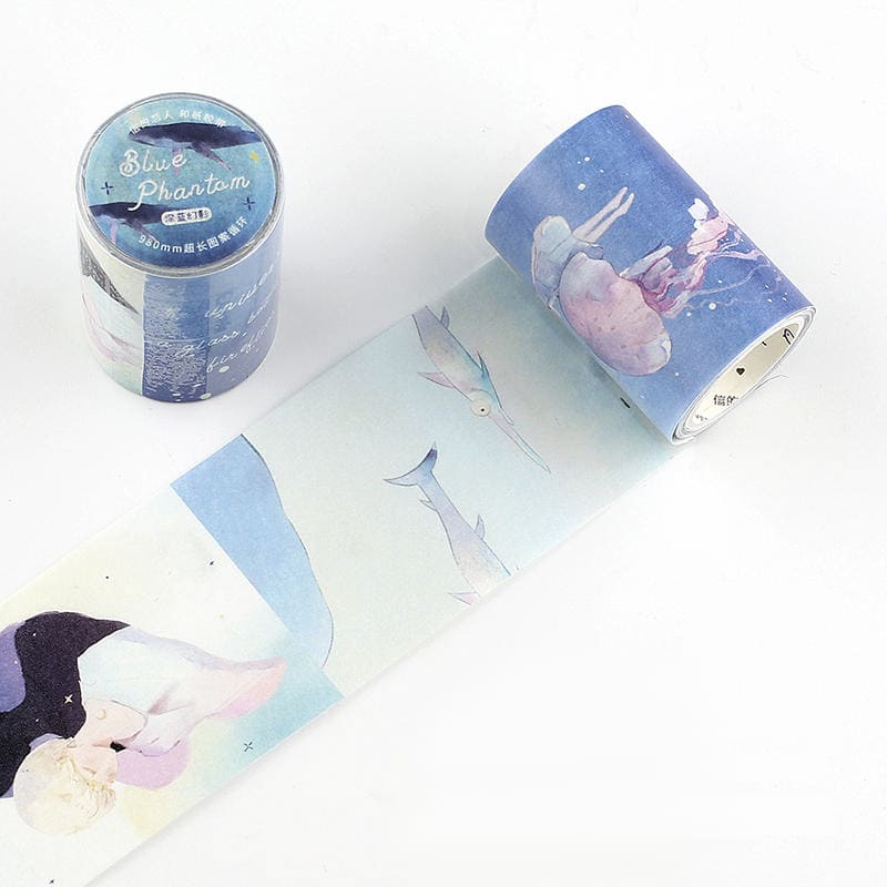 Card Lover | Alice Dreamland Blooming Blue Phantom Washi Tape