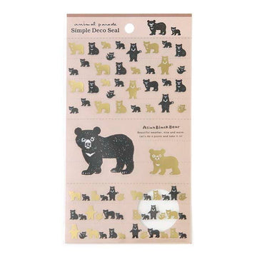 RyuRyu | Pegatinas Animal Parade Asian Black Bears