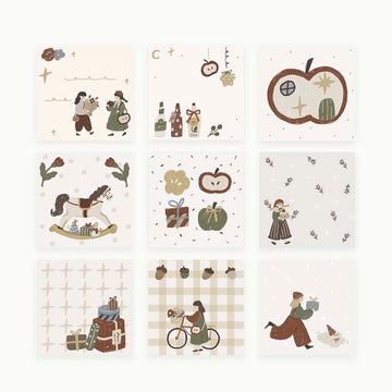 Yier | Apple Christmas decorative papers