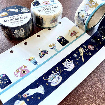 Papier Platz | Aracaldo Midnight Kitchen Washi Tape