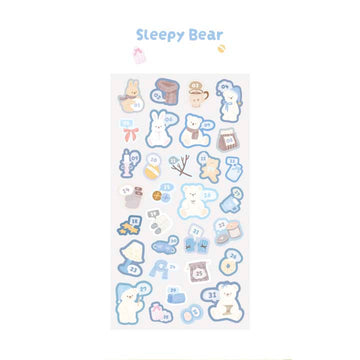Card Lover | Pegatinas Bears Polka Blue