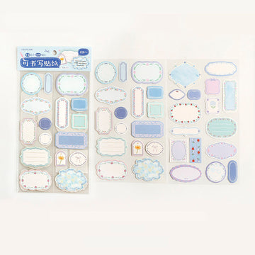 Note For | Pegatinas Beautiful Labels Blue (4pc)