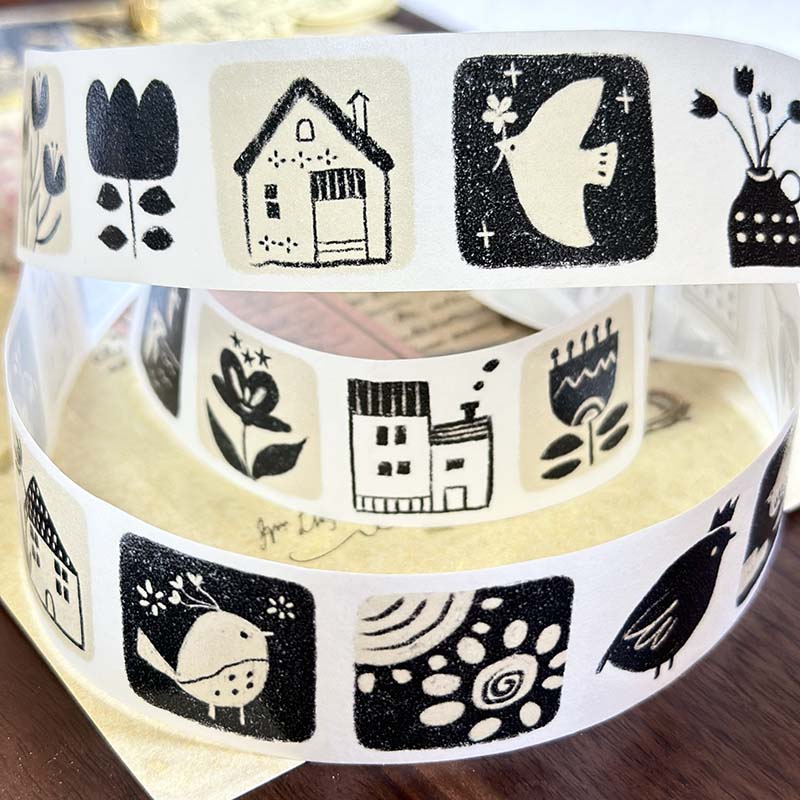 Xiyue | Bird and Flowers Washi Tape