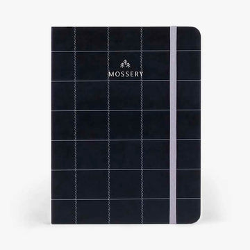 Mossery | Cuaderno Threadbound A5 Black Plaid (Puntos)
