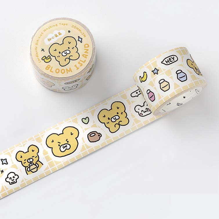 Card Lover | Pegatinas en Rollo Bloom Island Sweet Hamster