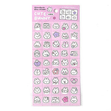 Card Lover | Pegatinas Bloom Island Cute Bunny