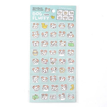 Card Lover | Pegatinas Bloom Island Dog Fluffy
