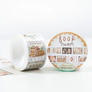 LETTOOn | Book Stamp Washi Tape