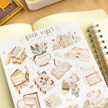 LETTOOn | Pegatinas Book Vibes