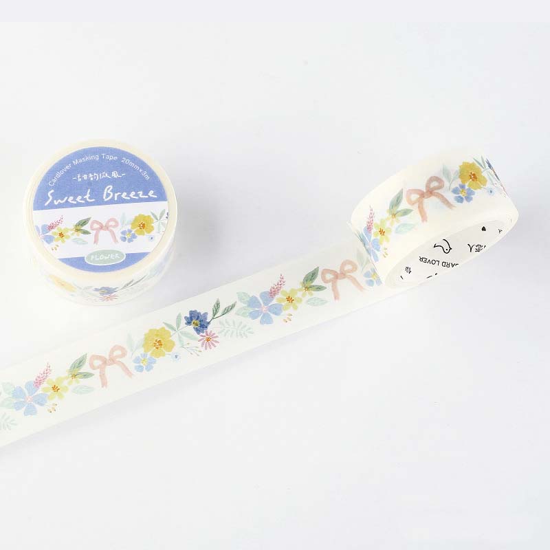 Card Lover | Breeze Carries The Floral Tidings Washi Tape Sweet Breeze