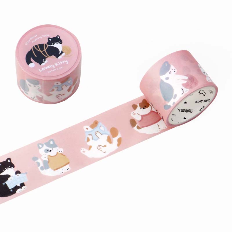 Card Lover | Buji Island Diary Washi Tape Lovely Kitty