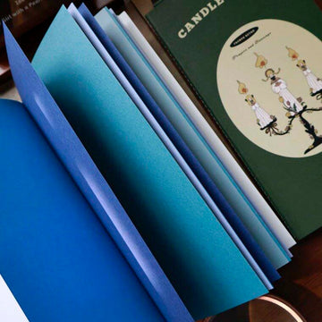 YiEr | Cuaderno con Papeles de Color Candle Girl