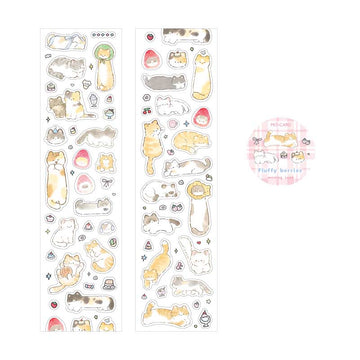 Mo Card | Pegatinas en Rollo Cat and Dog Business Fluffy Berries